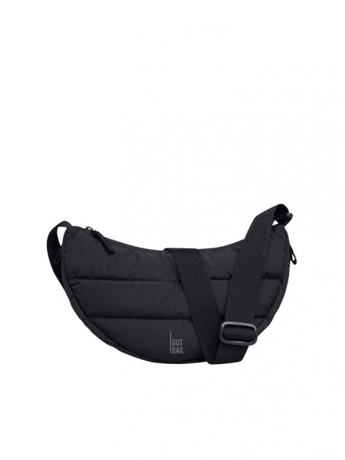 Puffer moon bag small black 