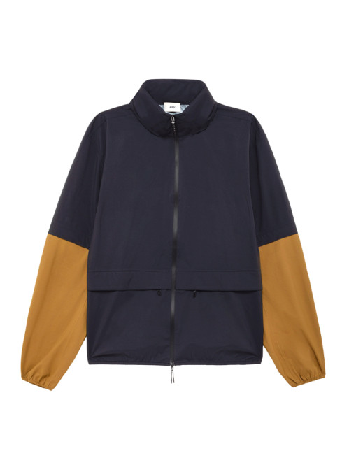 Rain tech nylon jacket walnut 