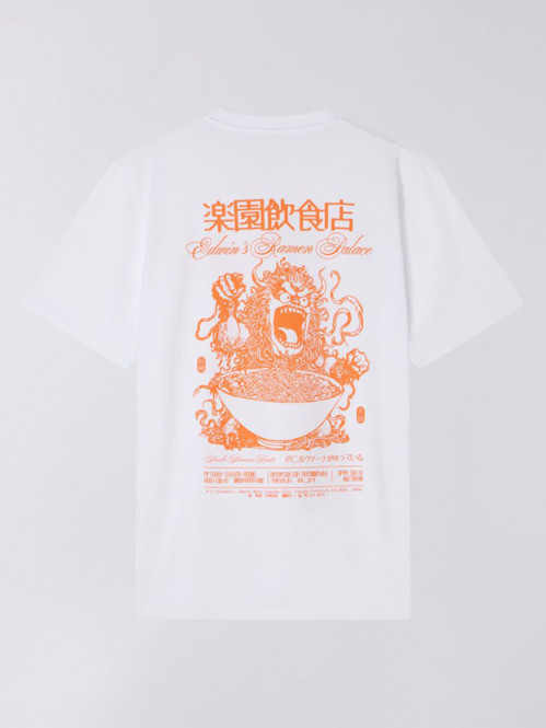 Ramen palace t-shirt white garm washed 