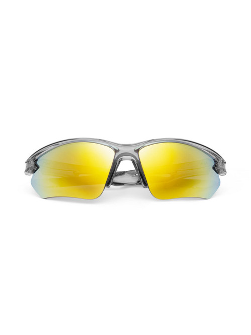 Rate sunglasses transparent grey green 