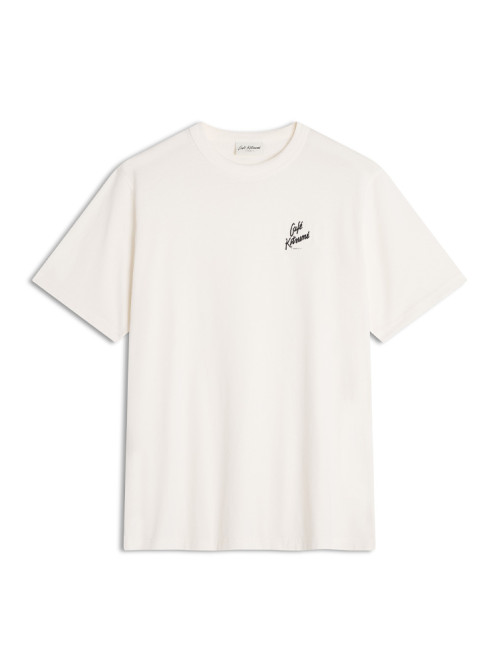 Café kitsuné relax t-shirt tapioca 