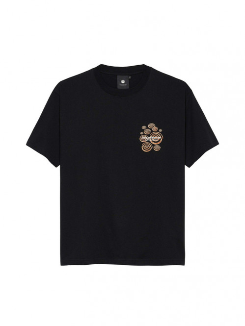 Ripple t-shirt black bronze 