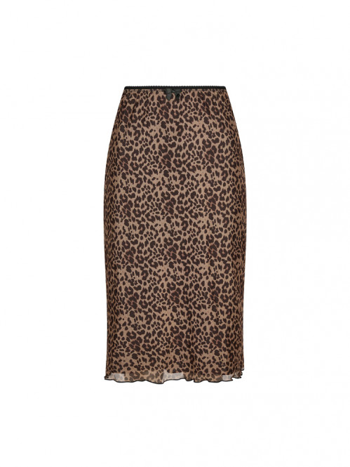 Roa mesh skirt leopard 