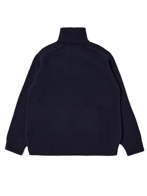 Roll neck pullover navy 