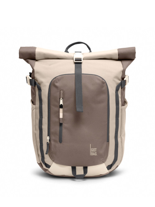Rolltop adventure backpack multi oyster 