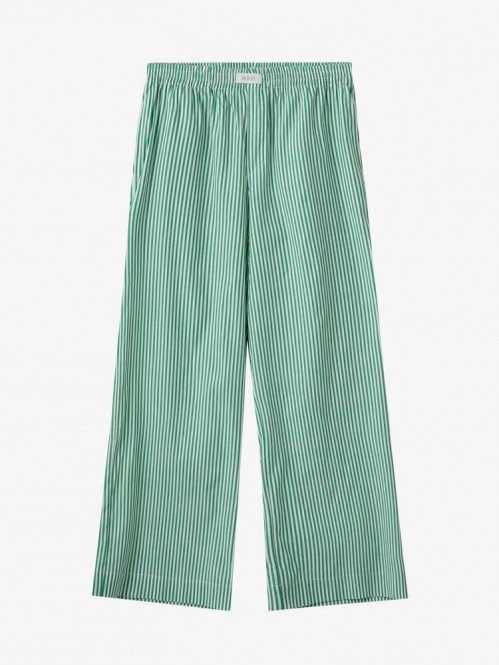 Ronne essential pajamas pants green/wht 