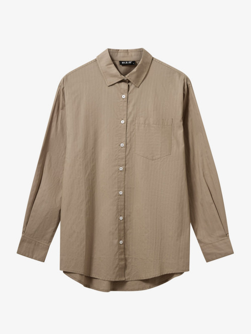 Ronne essential pajamas shirt latte S
