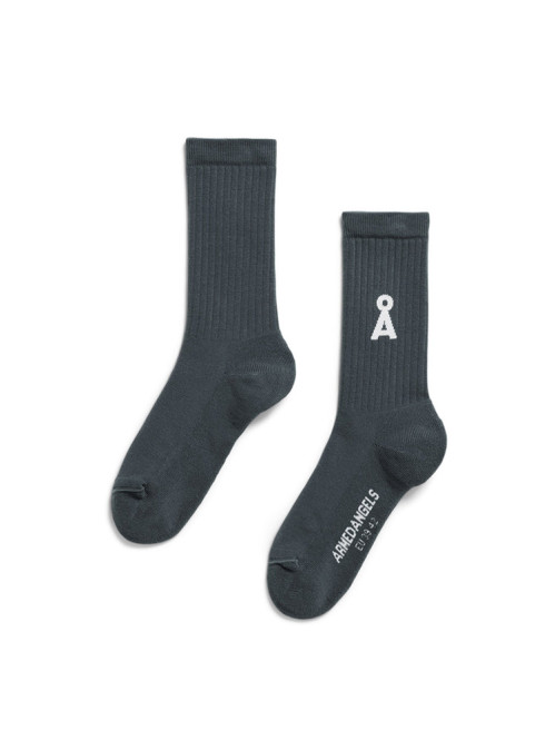 Saamus bold socks space steel 