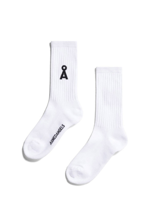 Saamus bold socks white 