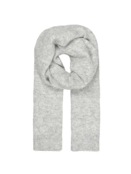Sanelina-m brushy scarf lt grey mel 