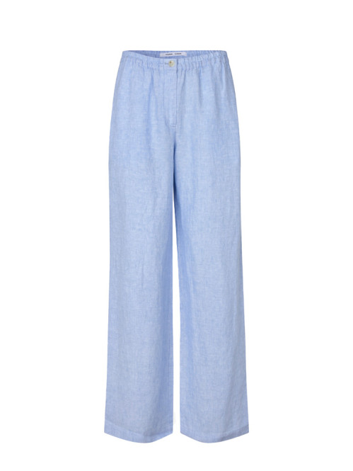 Satove trousers bel air blue melange S