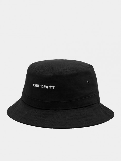 Script bucket hat black 