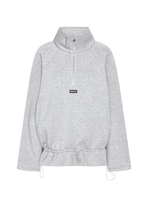 Scuba half zip jacket lt grey melange 