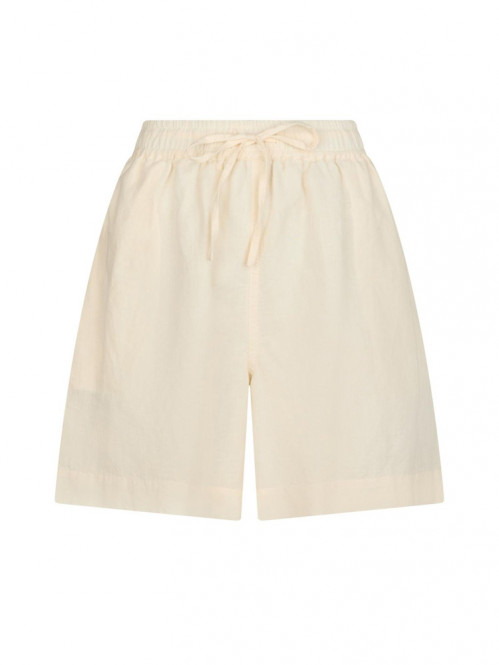 Shala linen shorts light yellow 