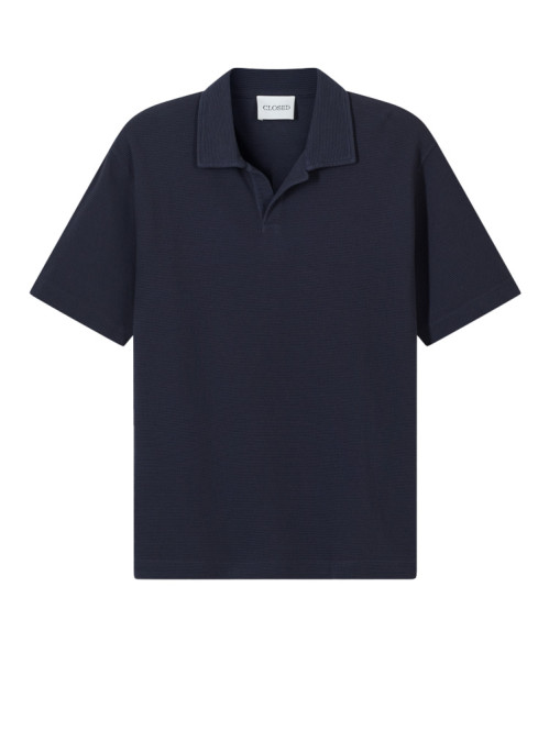 Short sleeve polo dark night 