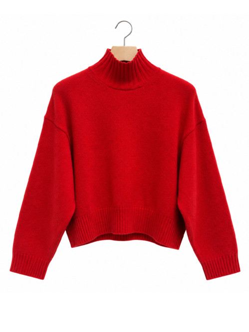 Sina turtleneck red 