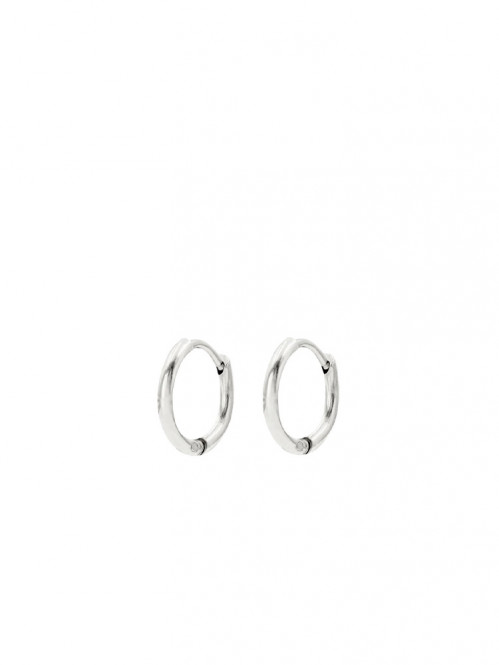 Slim hoops small silber 