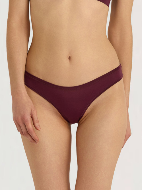 Soft touch veil high-leg brief fig 