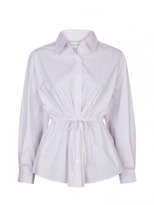 Solei small stripe shirt light pink 