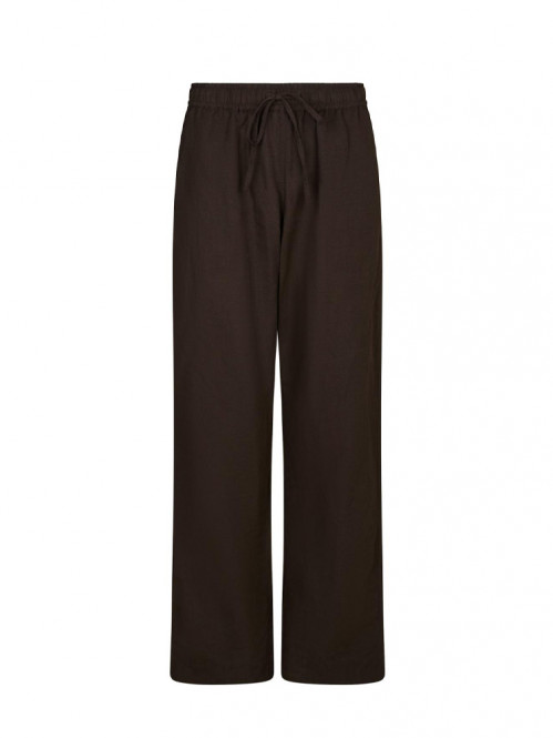 Sonar linen pant dark brown 