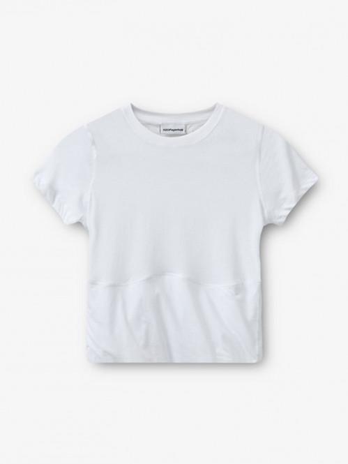 Sophia cropped t-shirt white XS