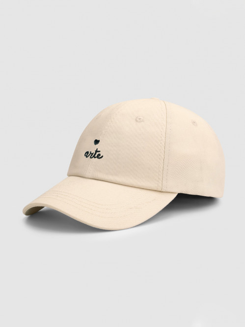 Heart logo cap cream 