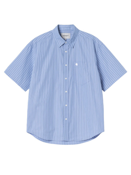 SS Keene shirt curacao stripe 