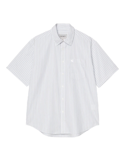 SS Keene shirt white stripe L
