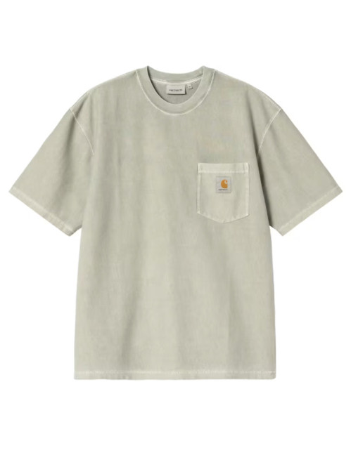 SS loose pocket t-shirt shady green 