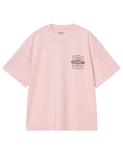 SS network t-shirt glassy pink 