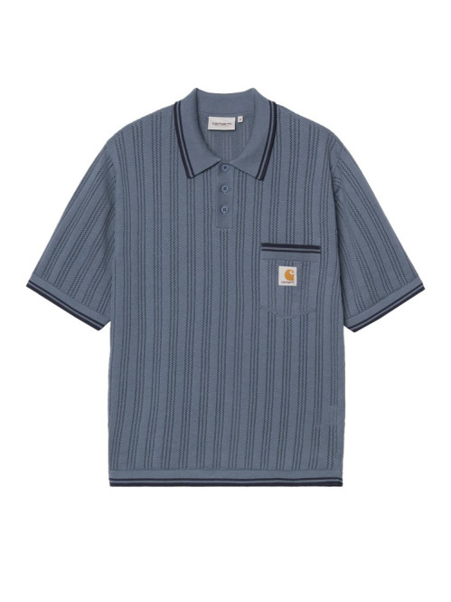 SS Ramsey polo shirt velvet blue 