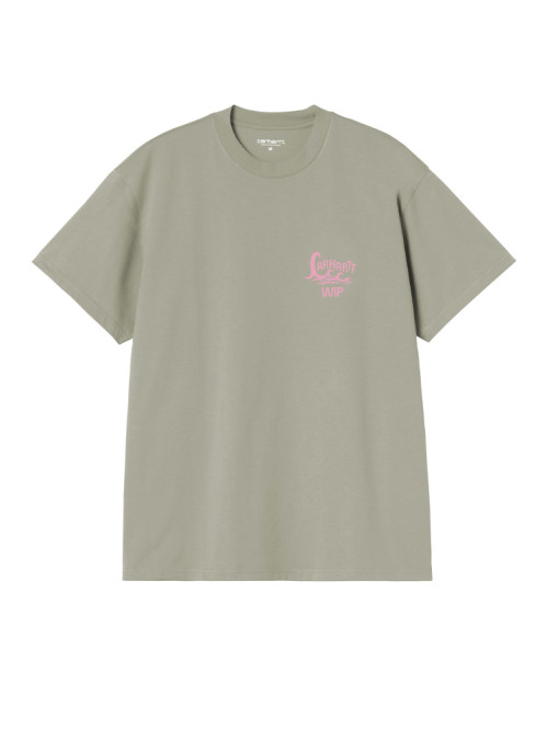 SS Waves t-shirt shady green 