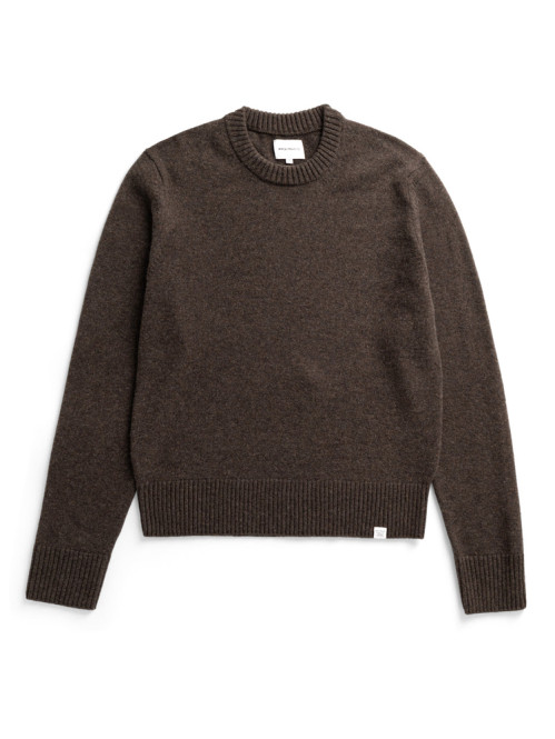 Stensmark lambswool pullover brown 