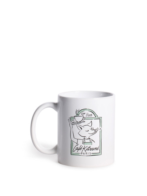 Street fox mug white 