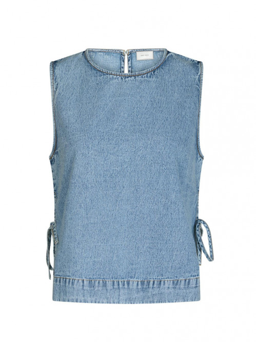 Svetlana denim top lt blue 