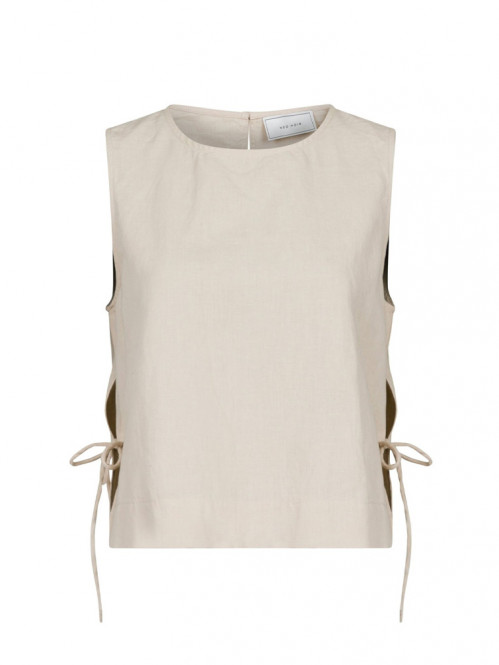 Svetlana linen top sand S
