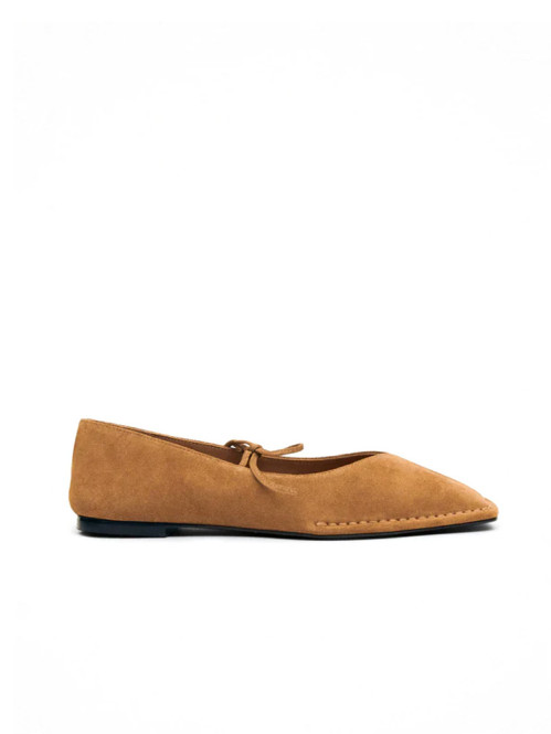 Sway ballerina suede tan 