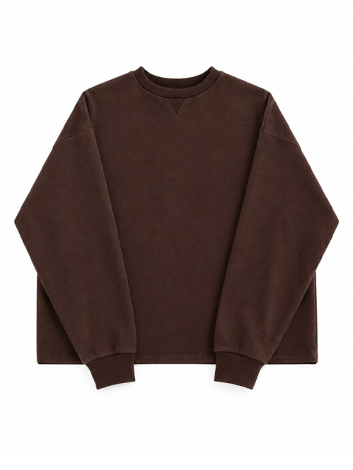 Sweatshirt dk brown 