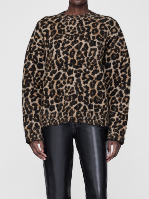 Sydney crew sweater leopard 