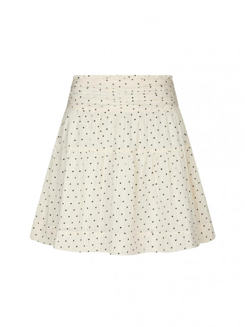 Tarrow dot skirt creme S