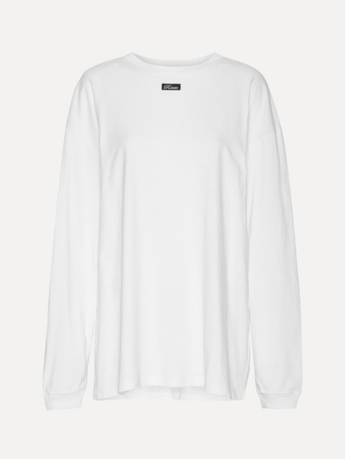 Thin jersey longsleeve bright wht 