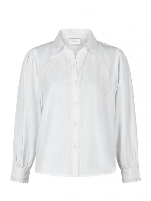 Tilly c poplin shirt white 