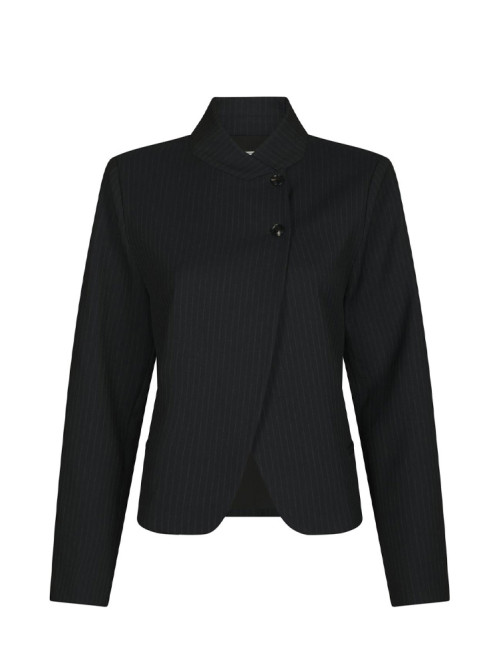 Tiria slim pinstripe blazer dk navy M