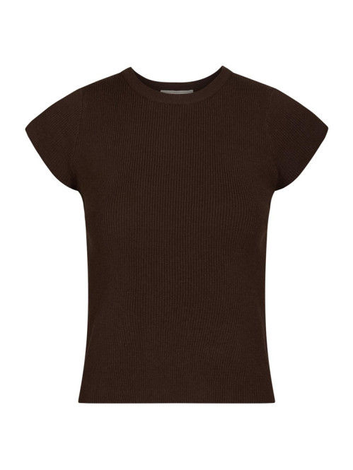 Tirra knit tee brown S