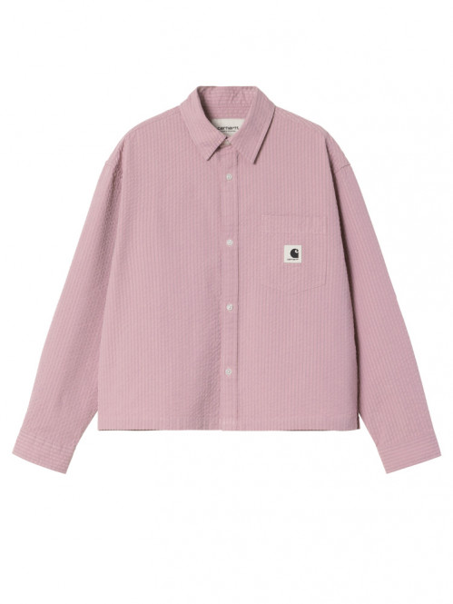 W ls toland shirt pink fog 