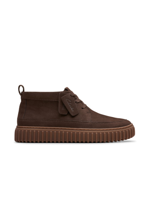 Torhill lace hi dark brown nub 
