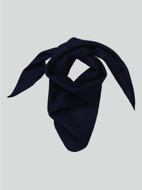Triangle scarf navy blue 