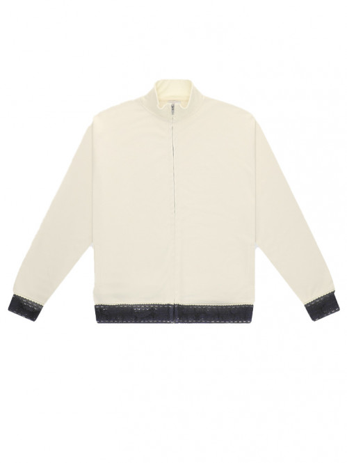 Trim strip bottom jacket cream 