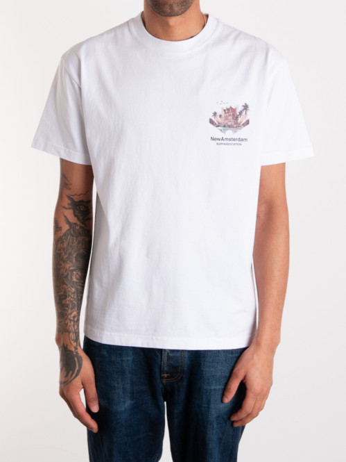 Tropical t-shirt white 