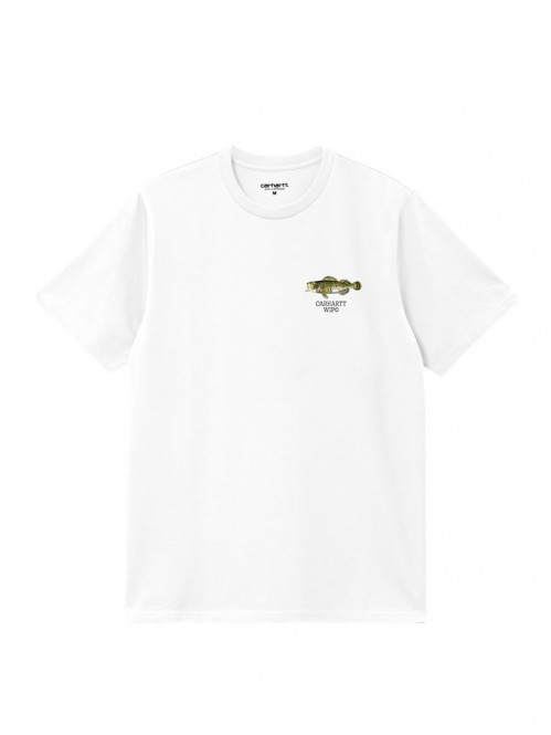 SS fish t-shirt white 